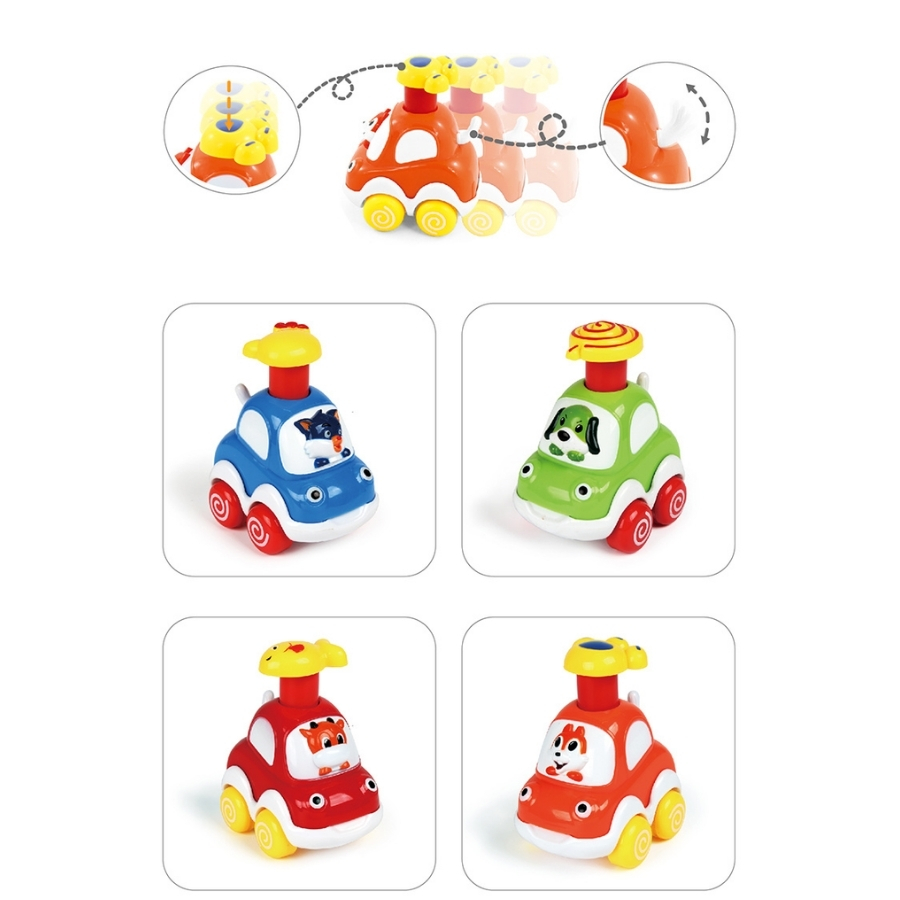 Đồ chơi bộ xe động vật PRESS & GO BAOLI 1216B-2 Đồ chơi bộ xe động vật PRESS & GO BAOLI 1216B-2