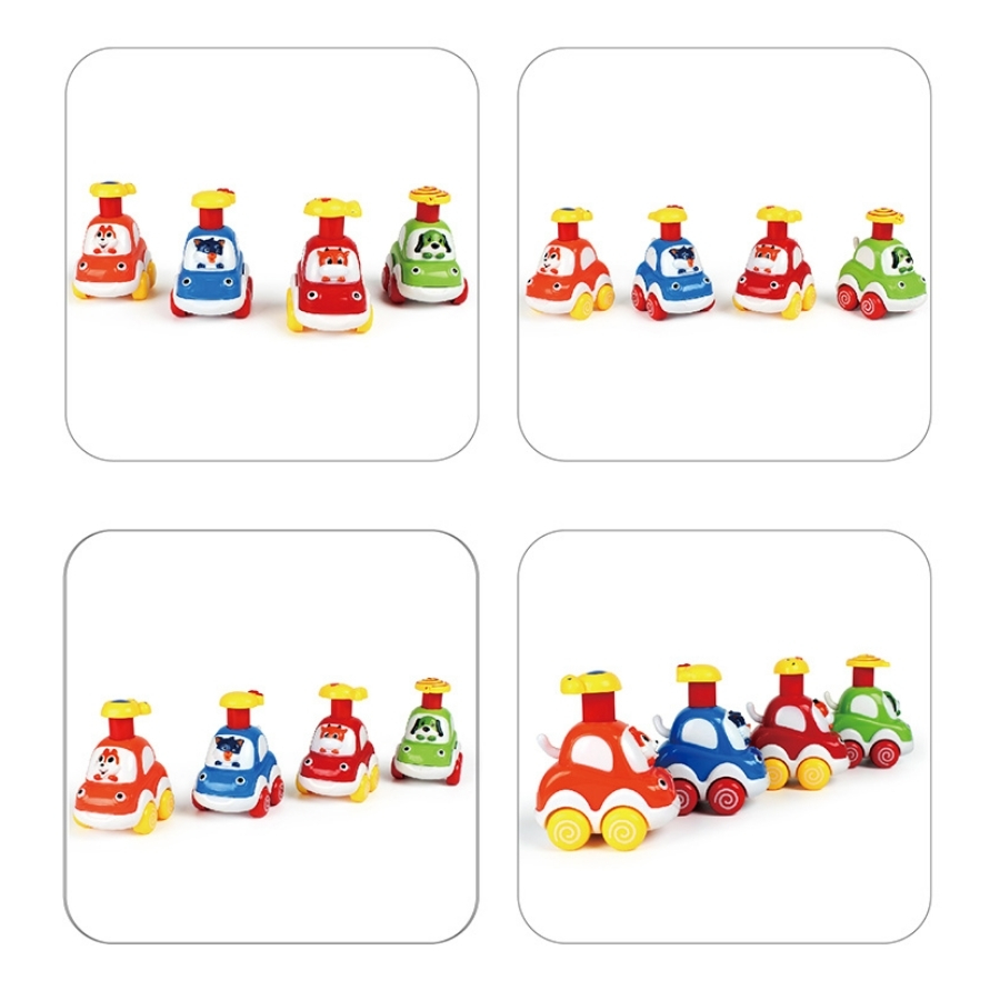 Đồ chơi bộ xe động vật PRESS & GO BAOLI 1216B-2 Đồ chơi bộ xe động vật PRESS & GO BAOLI 1216B-2