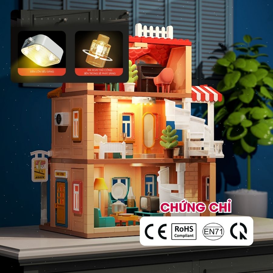 Biệt thự lắp ráp FEELO 152 mảnh 2 1806 6