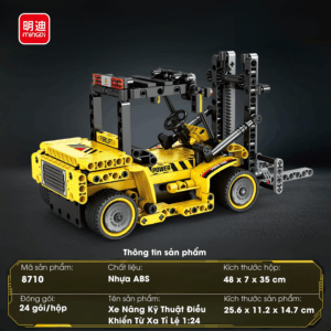 Đồ chơi xe nâng kỹ thuật điều khiển từ xa MINGDI 8710