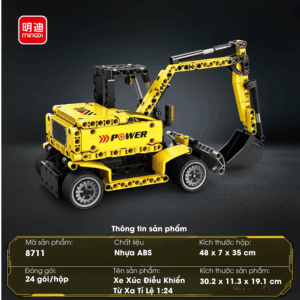 Đồ chơi xe xúc điều khiển từ xa MINGDI 8711