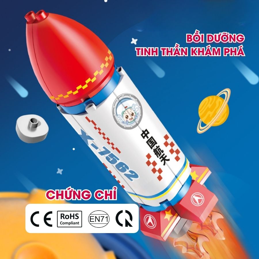 Tên lửa không gian lắp ráp FEELO 20 mảnh 2 FL1185 7