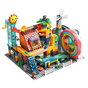 Ngôi nhà rừng trượt vui nhộn lắp ráp FEELO 330 mảnh 16 FL1619 1