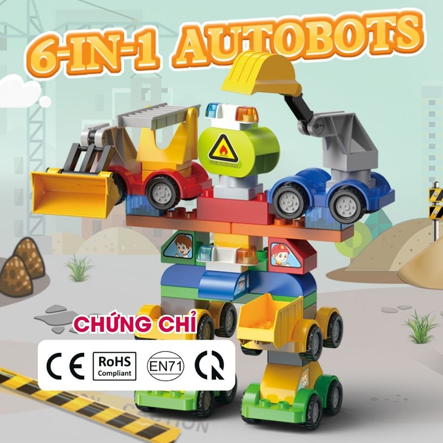 Robot xây dựng 6 trong 1 FEELO 57 mảnh 2 FL2320 4