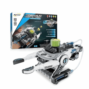 Đồ chơi cánh tay robot thủy lực phi thuyền bay màu trắng BYJARDA JX0202