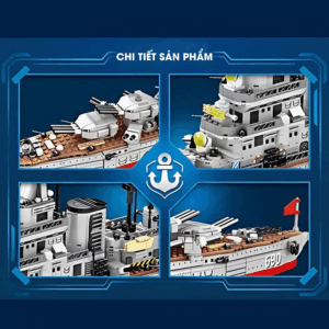 Đồ chơi mô hình tàu chiến quân sự MINGDI K2090