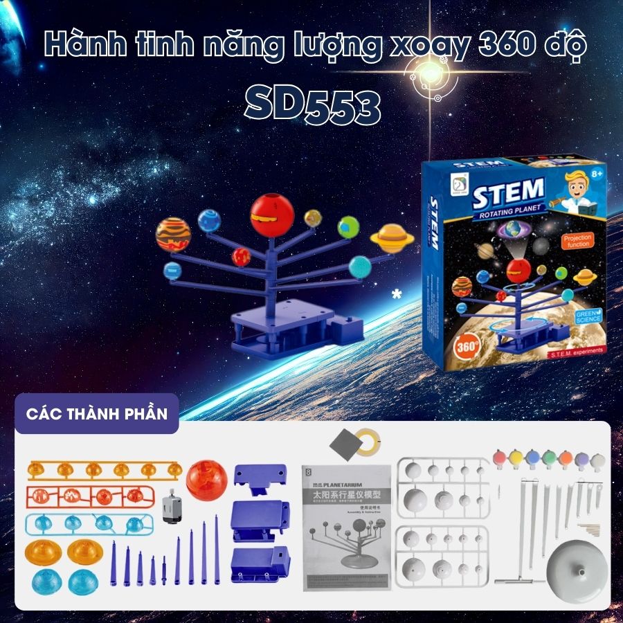 Hành tinh năng lượng xoay 360 độ SCIENCE HORSE 2 SD553 7 1