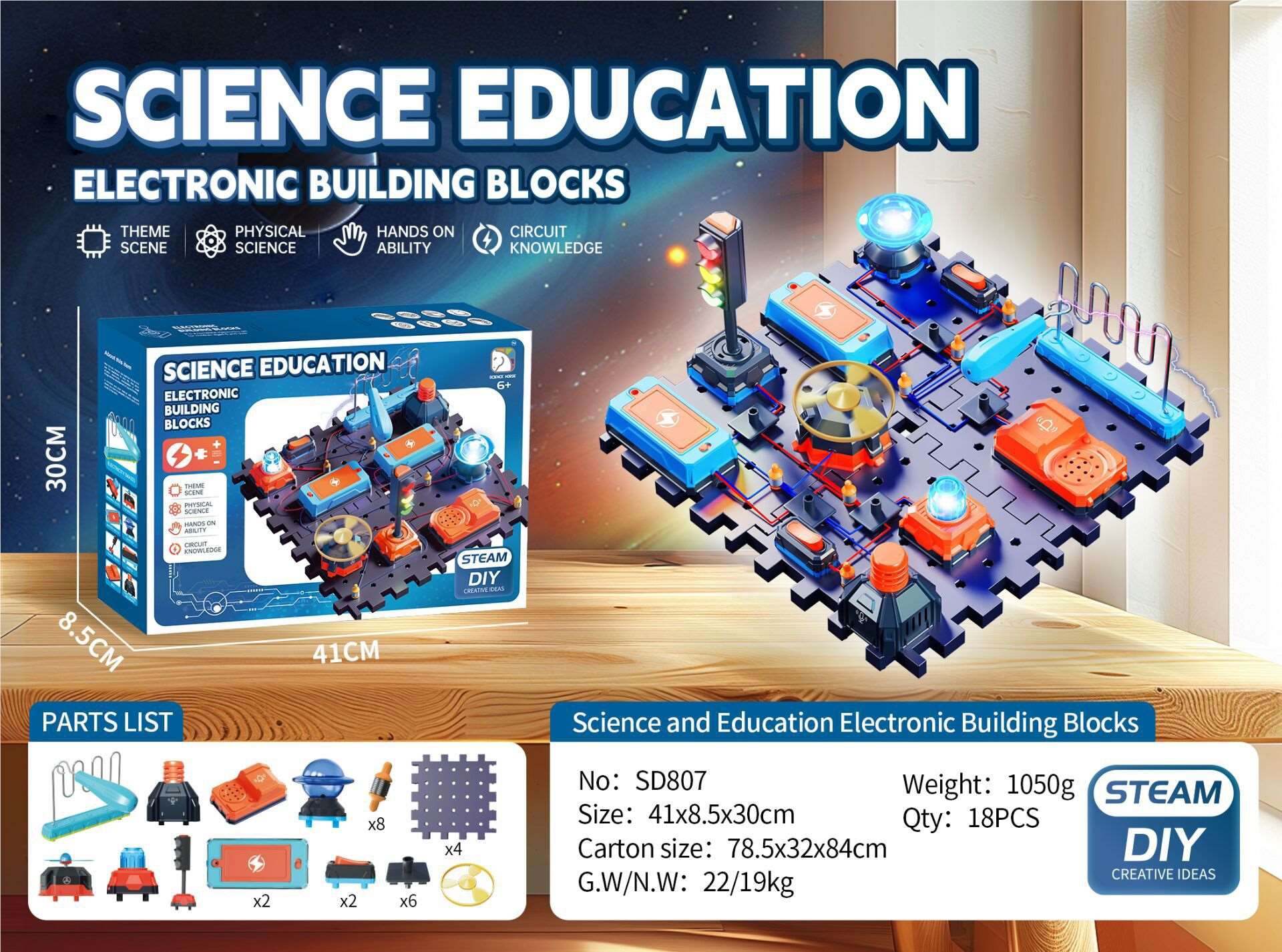 Đồ chơi lắp ráp khoa học & giáo dục SCIENCE HORSE SD807