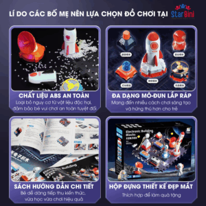 Bộ Lắp Ráp Điện Tử Không Gian SCIENCE HORSE SD808