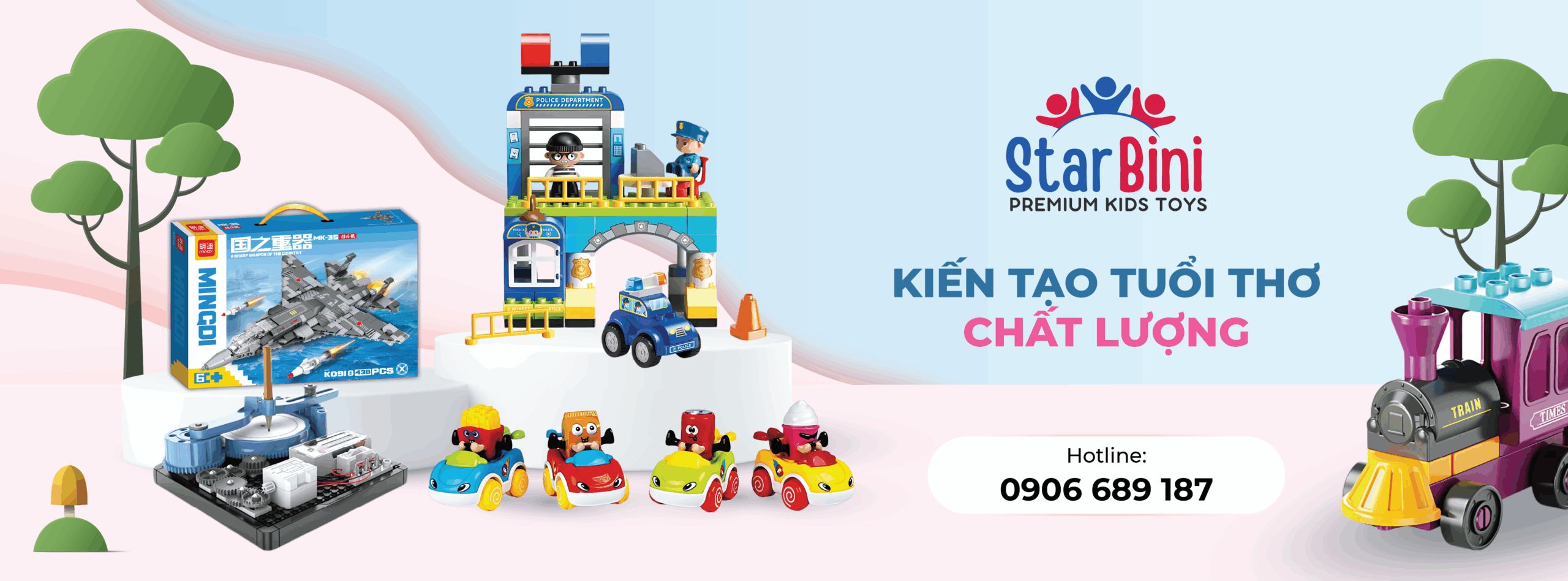 Starbini đồ chơi trẻ em an toàn đạt chuẩn quốc tế, giúp bé vui chơi sáng tạo và phát triển toàn diện.