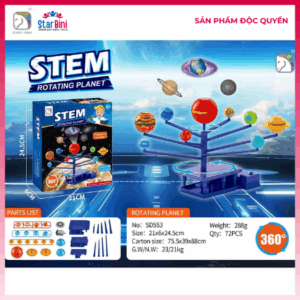 Hành tinh năng lượng xoay 360 độ SCIENCE HORSE