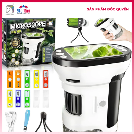 SCIENCE HORSE - BỘ KÍNH HIỂN VI KHÁM PHÁ MINI