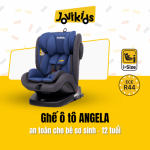 Jovikids Angela (Blue) - Ghế ô tô trẻ em R44 cho bé sơ sinh - 12 tuổi