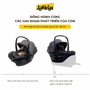 Jovikids Nôi sơ sinh không base cho bé đến 18 tháng