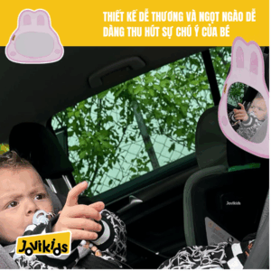 Jovikids Gương cá sấu cho bé ở ghế sau
