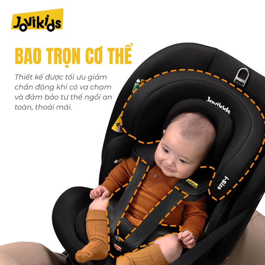 Jovikids Ranger TT (Black) – Ghế ô tô trẻ em R129 cho bé sơ sinh – 12 tuổi Jovikids Ranger TT (Black) – Ghế ô tô trẻ em R129 cho bé sơ sinh – 12 tuổi
