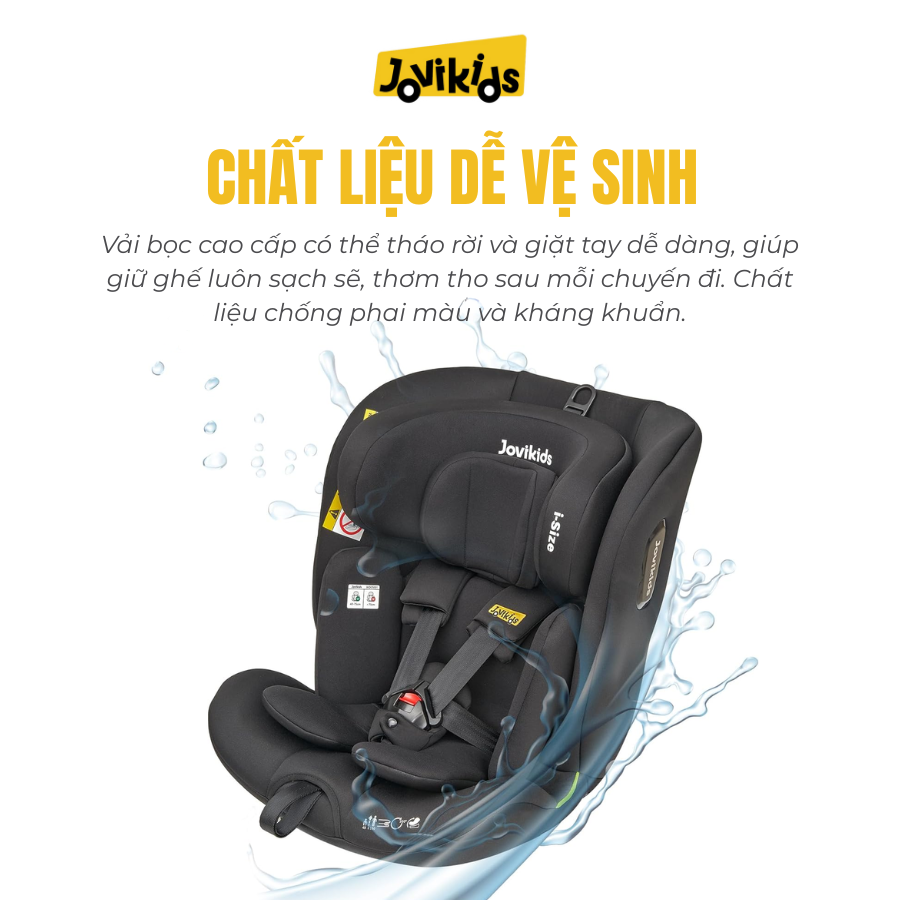 Jovikids Ranger TT (Black) – Ghế ô tô trẻ em R129 cho bé sơ sinh – 12 tuổi Jovikids Ranger TT (Black) – Ghế ô tô trẻ em R129 cho bé sơ sinh – 12 tuổi