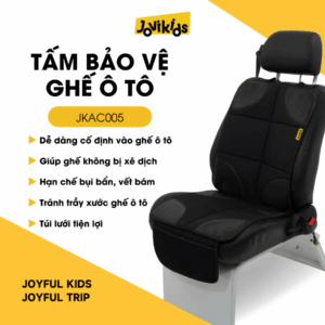 Jovikids Tấm lót ghế da ô tô có ngăn chứa đồ, chống trầy chống xướt