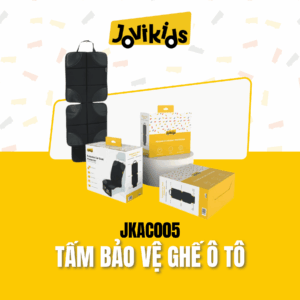 Jovikids Tấm lót ghế da ô tô có ngăn chứa đồ, chống trầy chống xướt