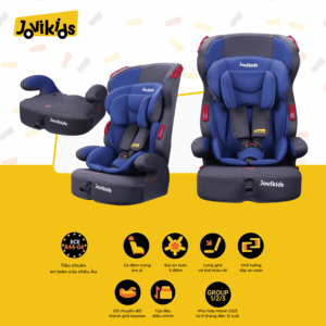 Jovikids Tammy (Blue) - Ghế ô tô trẻ em R44 cho bé từ 9 tháng - 12 tuổi