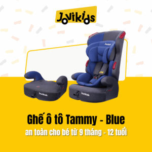 Jovikids Tammy (Blue) - Ghế ô tô trẻ em R44 cho bé từ 9 tháng - 12 tuổi