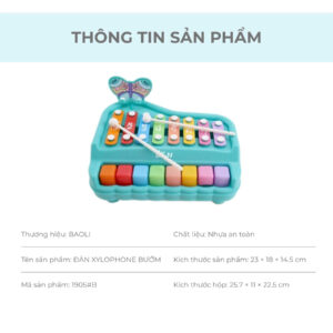 TOP 10 MÓN QUÀ NOEL GIÚP BÉ PHÁT TRIỂN TRÍ TUỆ VÀ SÁNG TẠO 7 Đàn xylophone