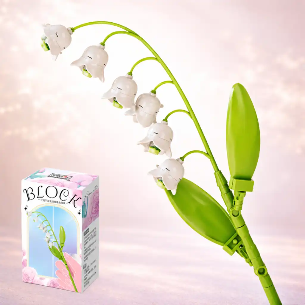 Hoa lắp ráp FEIMIBOX làm quà 20/10 tinh tế và khác biệt 6 Mô hình hoa Lan chuông lắp ráp feimibox